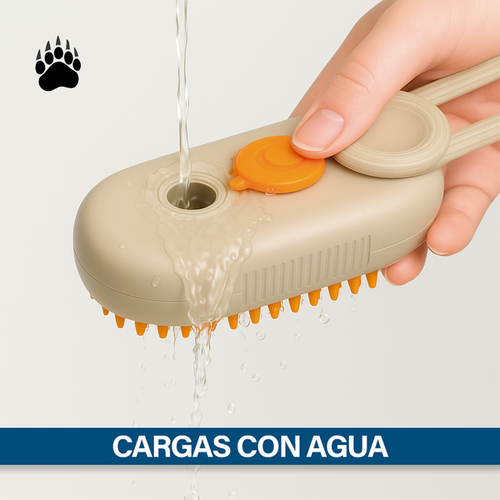 Cepillo a Vapor 3 en 1 + Rodillo Quita Pelos Guau&Michi©