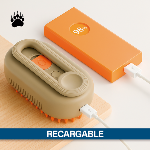 Cepillo a Vapor 3 en 1 + Rodillo Quita Pelos Guau&Michi©