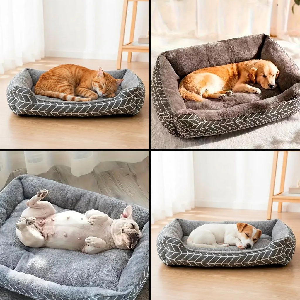 Cama Para Mascotas Cama Alomohadón Grande Suave Perro Gato