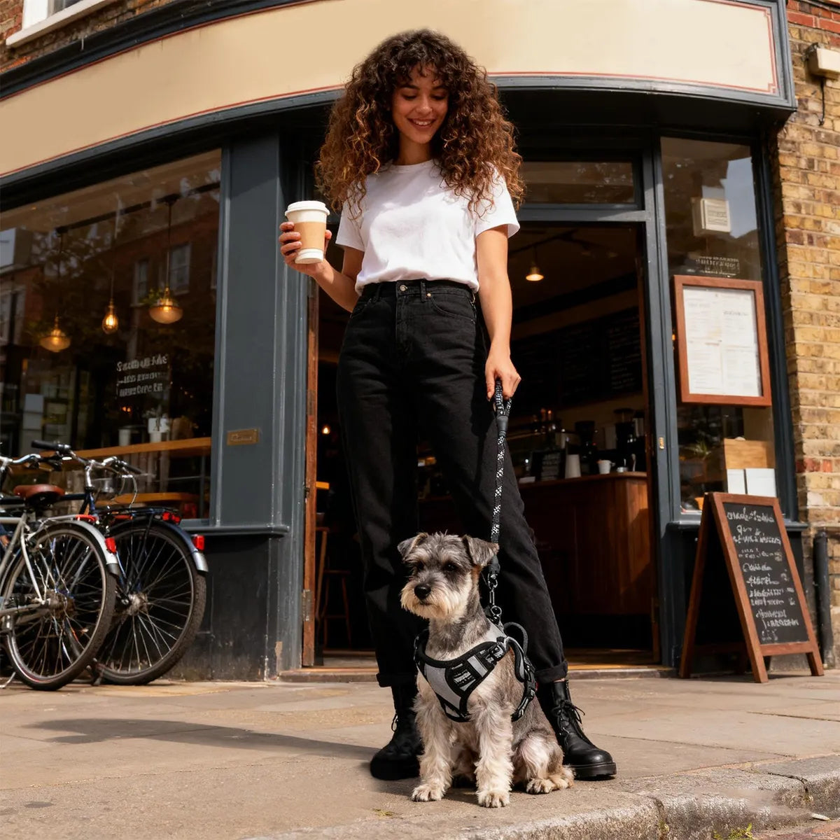 Arnés Reflectante Para Perros, Accesorios De Tracción Para P