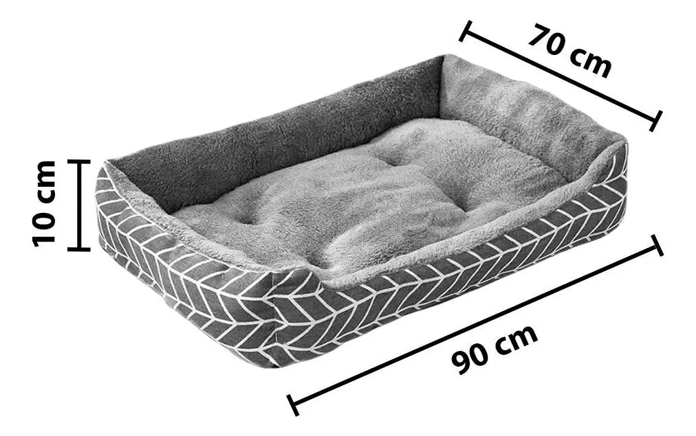 Cama Para Mascotas Cama Alomohadón Grande Suave Perro Gato