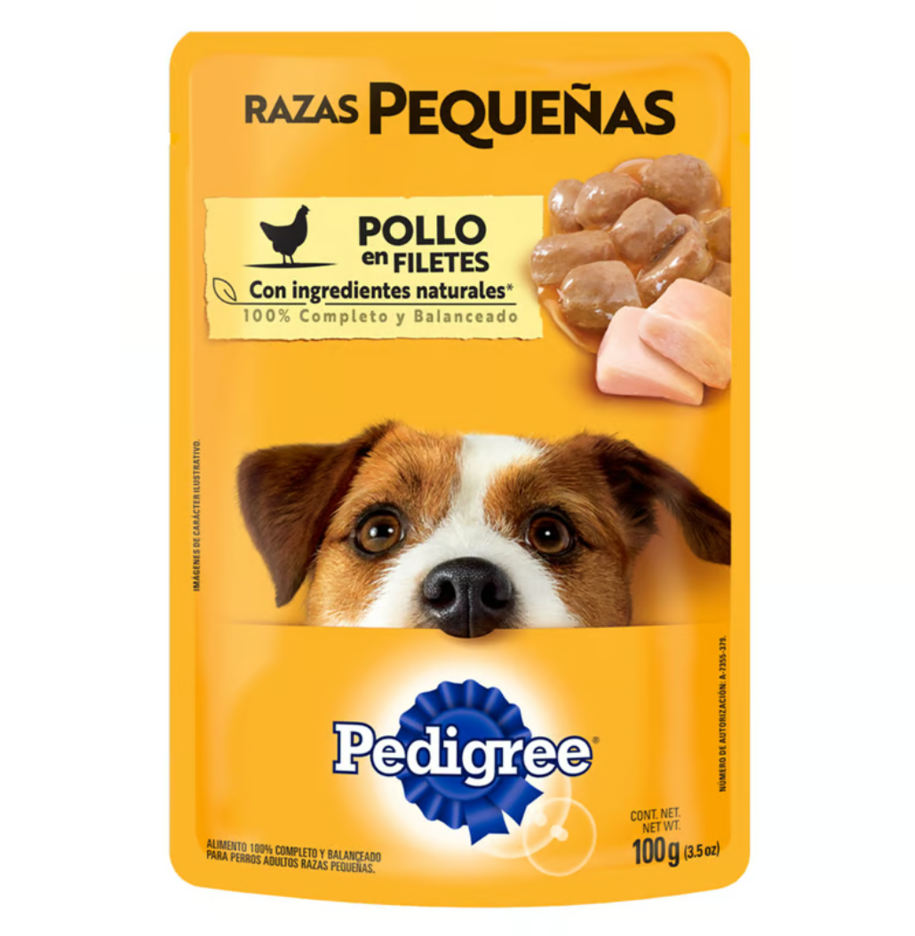 Pedigree Pouch Adulto - Cachorro - Razas pequeñas