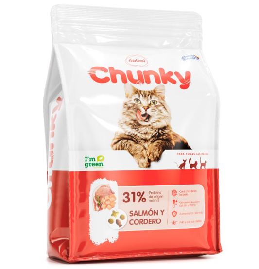 Chunky Gatos Salmón y Cordero