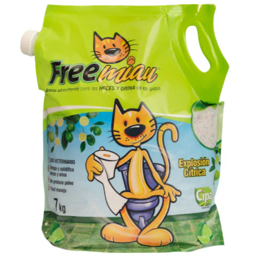 Freemiau Arena Cítrica Para Gatos