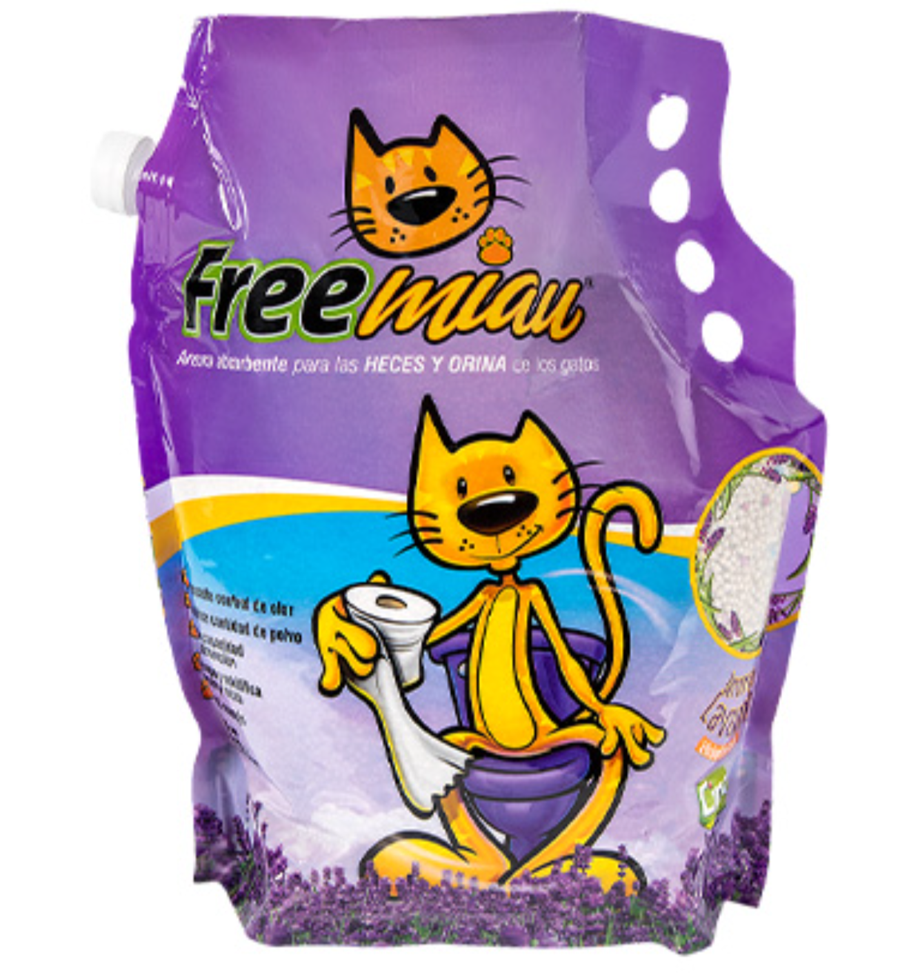 Freemiau - Arena Para Gato Aroma Lavanda