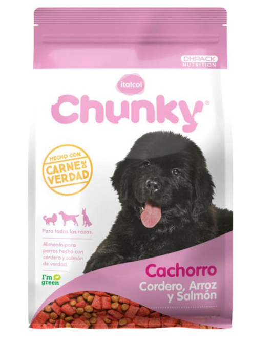 Chunky - Cordero, Arroz Y Salmón Cachorro