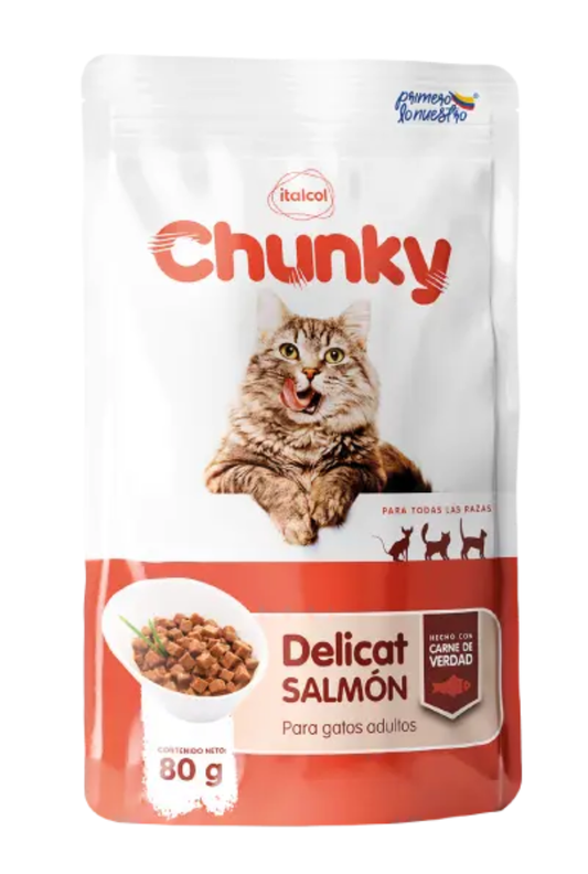 Chunky Pouch Delicat Trozos De Salmón