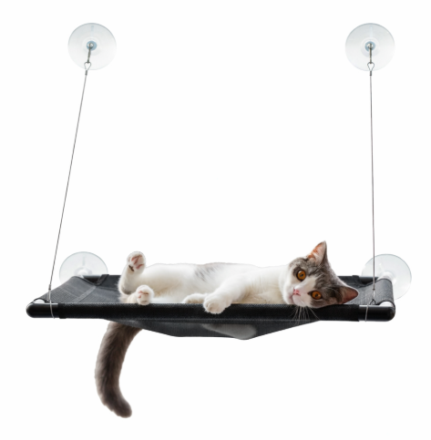 Cama Hamaca Para Gato Con Ventosas Para Ventana Grande